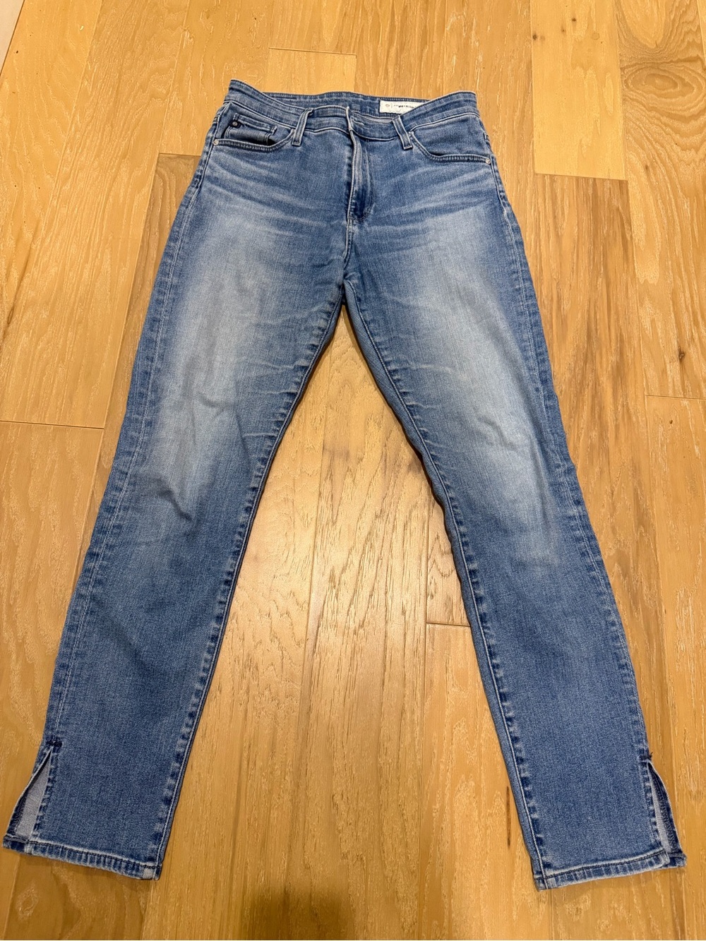 Anthropologie Light Blue High-Rise Skinny Jeans - Picture 3 of 8